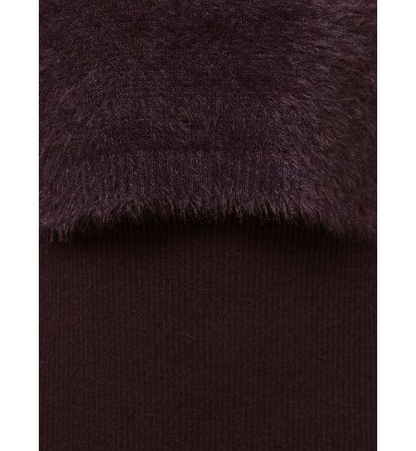 MERCURYDUO「ミニシャギーハーフジップニットセットワンピース」|ワンピース|