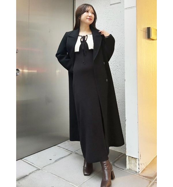 MERCURYDUO「3WAY配色ストラップバッククロスロングスリーブワンピース」|ワンピース|