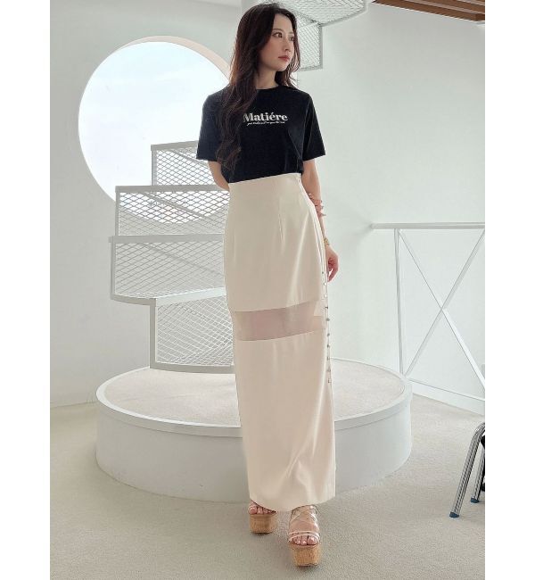 MERCURYDUO「刺繍ロゴTシャツ」|Tシャツ・カットソー|