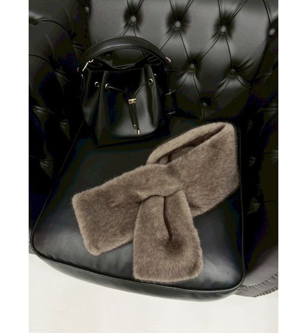 MERCURYDUO「フェイクファーティペット」|マフラー|