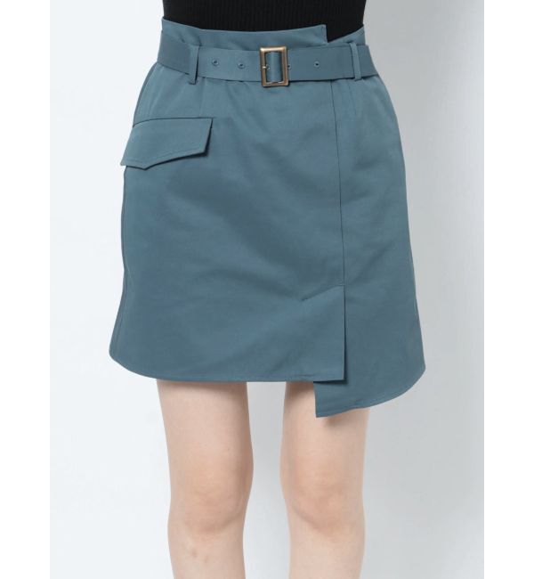 MURUA「アシメラップミニスカート」|スカート|