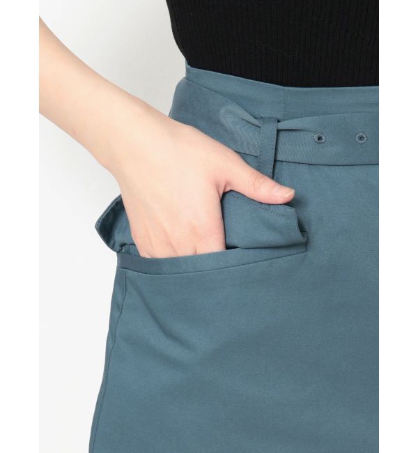 MURUA「アシメラップミニスカート」|スカート|