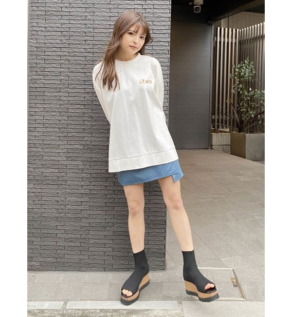 MURUA「アシメラップミニスカート」|スカート|