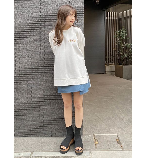 MURUA「アシメラップミニスカート」|スカート|