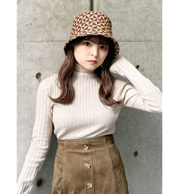 MURUA「ニットジャガードベルハット」|ハット|