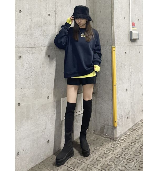 MURUA「ニーハイソックブーツ」|ロングブーツ|