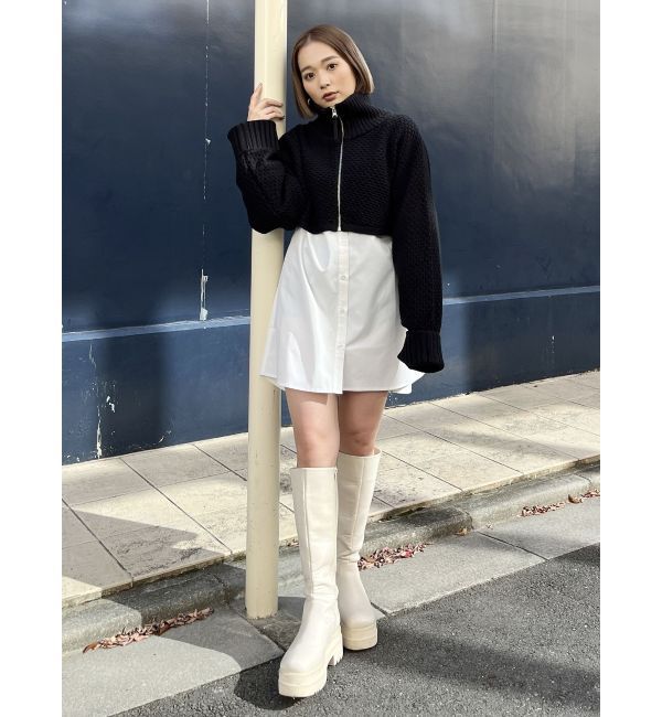 MURUA「マルチウェイニットSETワンピース【WEB限定】」|ワンピース|