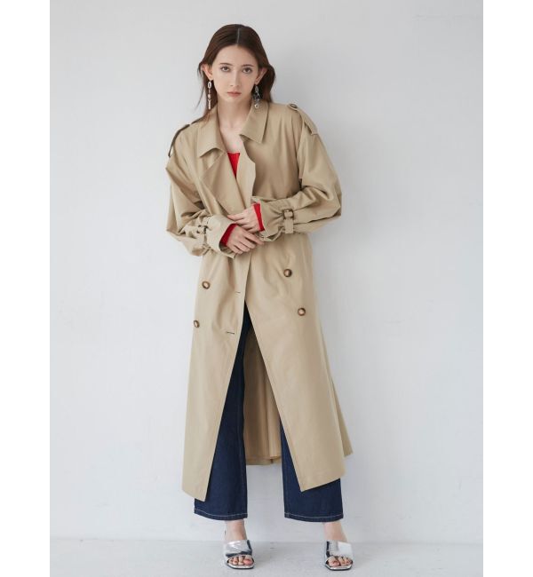 MURUA「ダブルオーバートレンチコート」|トレンチコート|