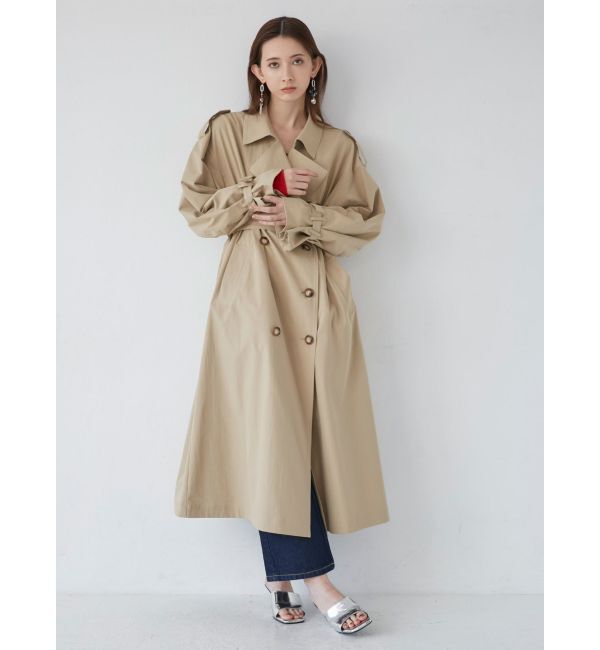 MURUA「ダブルオーバートレンチコート」|トレンチコート|