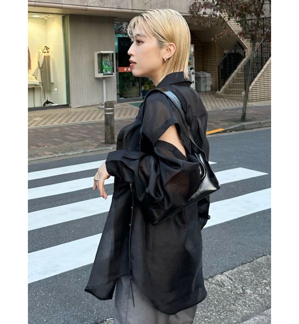 MURUA「2WAYシアーシャツ」|シャツ・ブラウス|