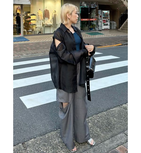 MURUA「2WAYシアーシャツ」|シャツ・ブラウス|