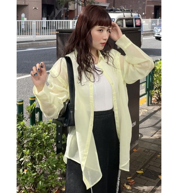 MURUA「2WAYシアーシャツ」|シャツ・ブラウス|