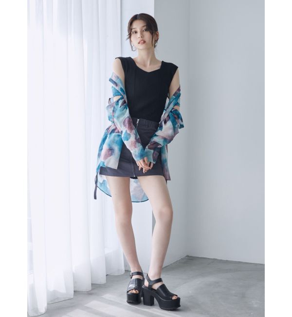 MURUA「2WAYシアーシャツ」|シャツ・ブラウス|