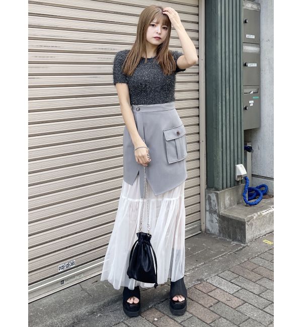 MURUA「レイヤード3wayスカート」|スカート|