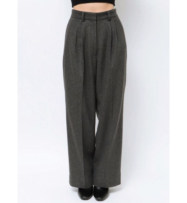 MURUA「ウールライクタックワイドパンツ」|その他|