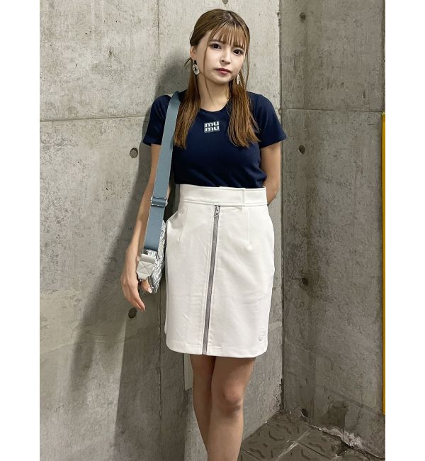 MURUA「フロントジップミニスカート」|スカート|