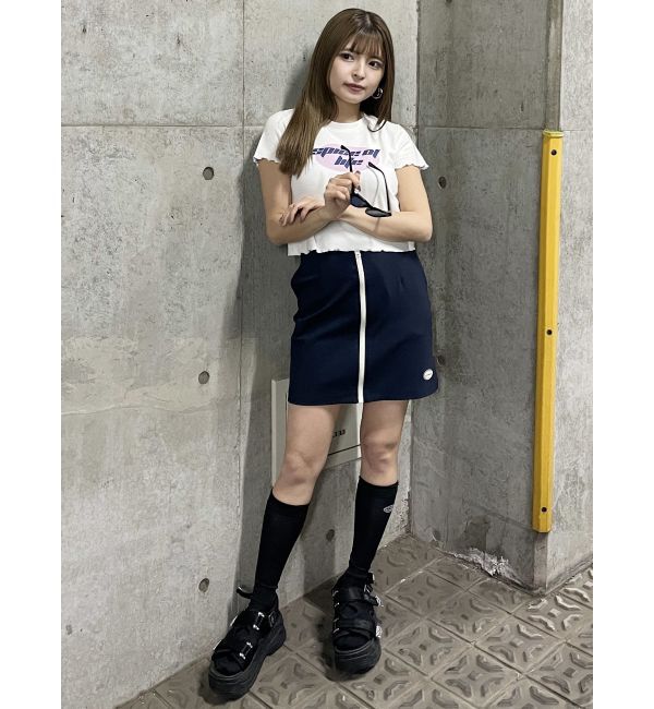 MURUA「フロントジップミニスカート」|スカート|