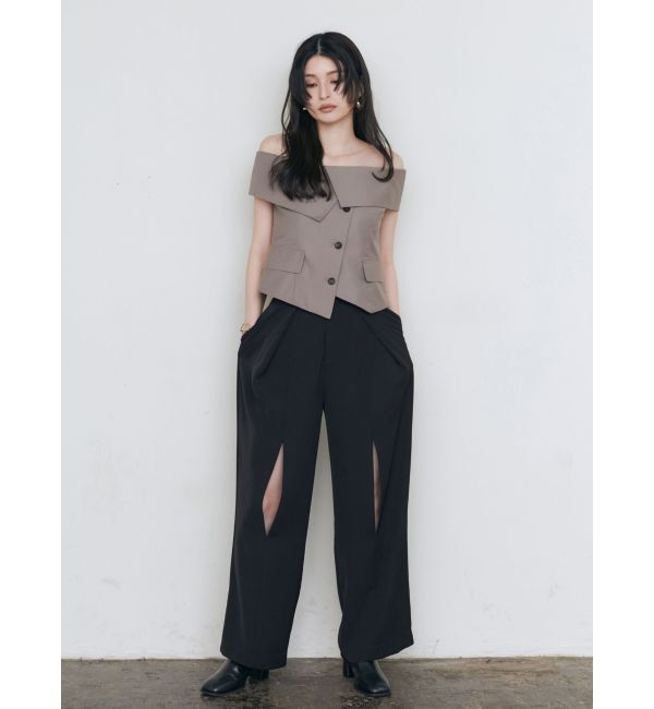 MURUA「オフショルマニッシュブラウス」|シャツ・ブラウス|