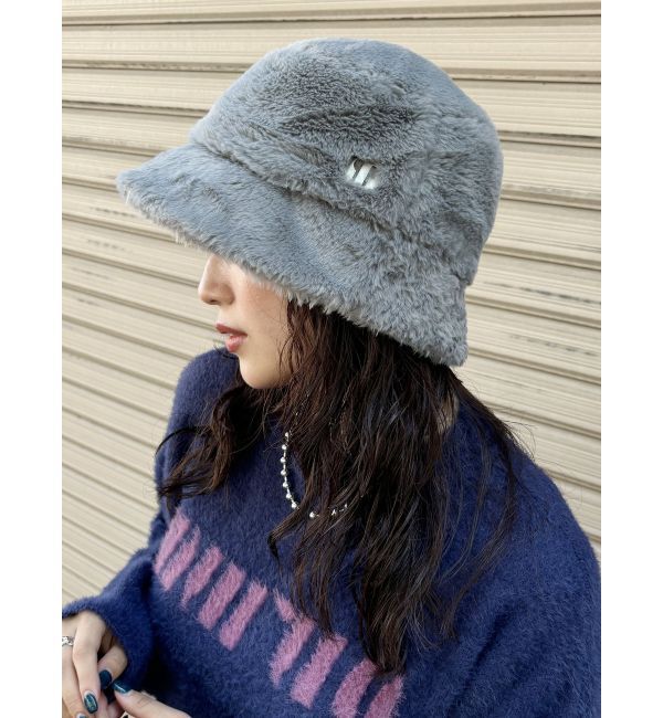 MURUA「フェイクファーバケットハット」|ハット|