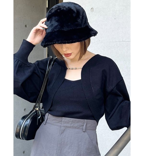 MURUA「フェイクファーバケットハット」|ハット|