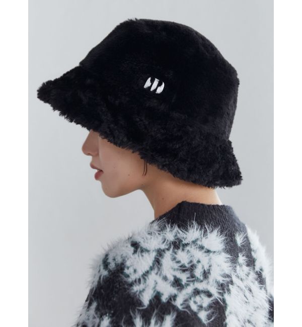 MURUA「フェイクファーバケットハット」|ハット|ブラック