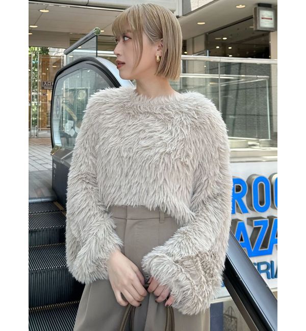 MURUA「シャギークロップドニット」|ニット・セーター|