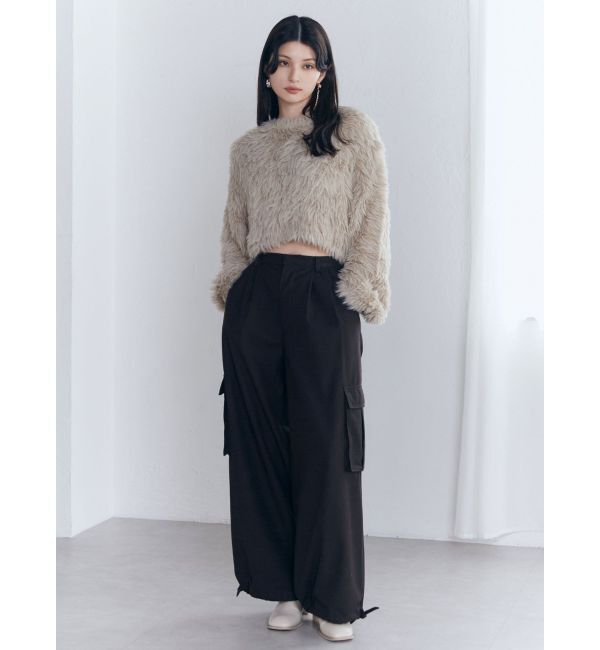 MURUA「シャギークロップドニット」|ニット・セーター|