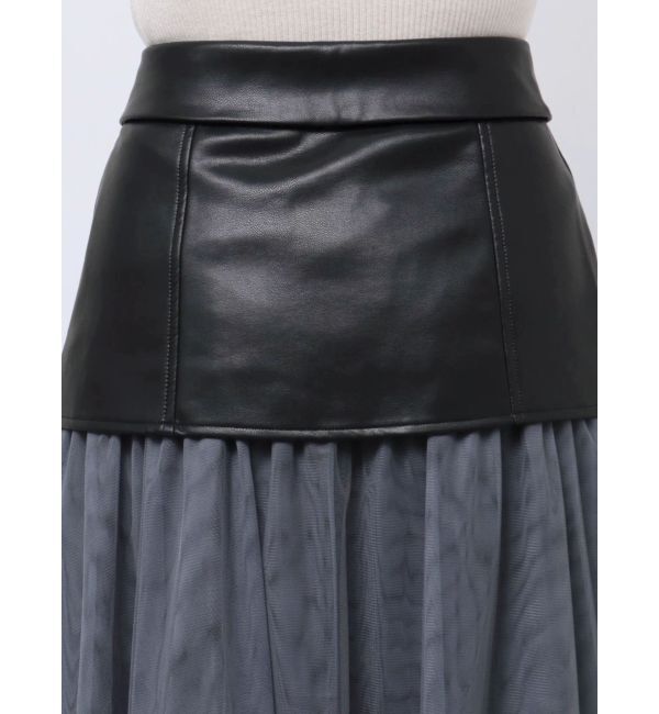 MURUA「ドッキングチュールスカート」|スカート|