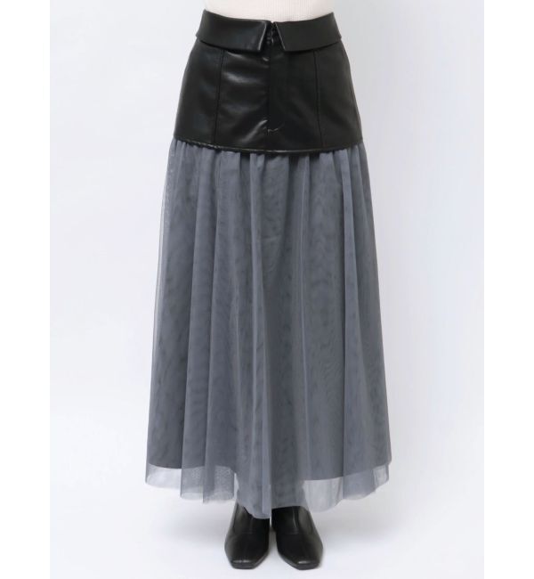 MURUA「ドッキングチュールスカート」|スカート|