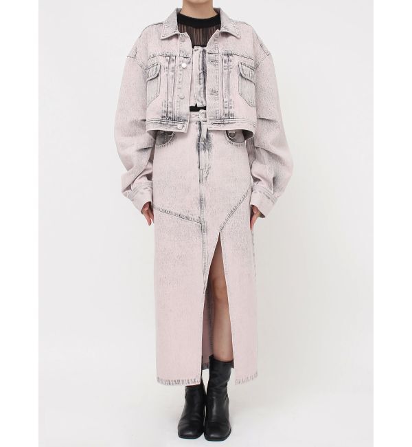 MURUA「ショートデニムジャケット【セットアップ着用可】」|デニムジャケット|