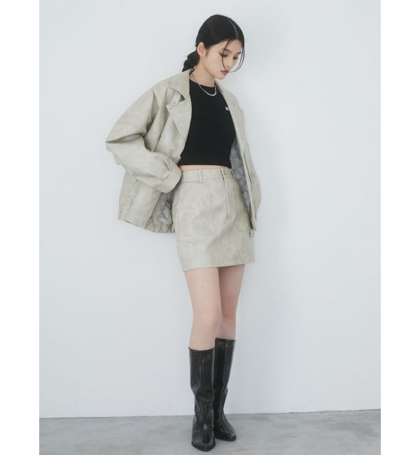 MURUA「ヴィンテージライクミニスカート【セットアップ着用可】」|スカート|