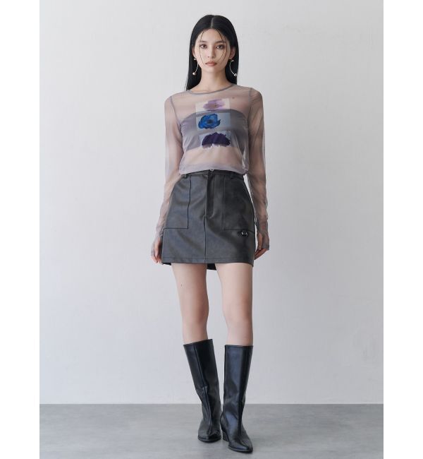 MURUA「ヴィンテージライクミニスカート【セットアップ着用可】」|スカート|