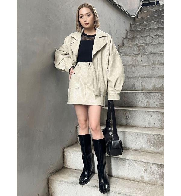 MURUA「ヴィンテージライクミニスカート【セットアップ着用可】」|スカート|