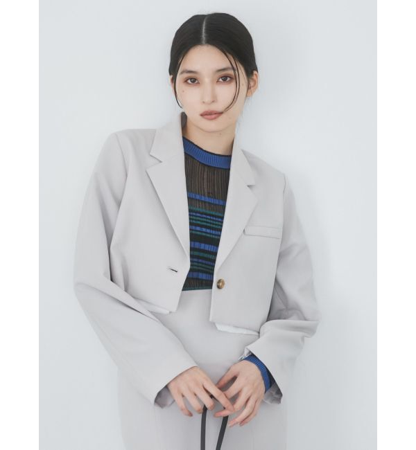 MURUA「ヘムアタッチメントショートジャケット【セットアップ着用可】」|テーラードジャケット|