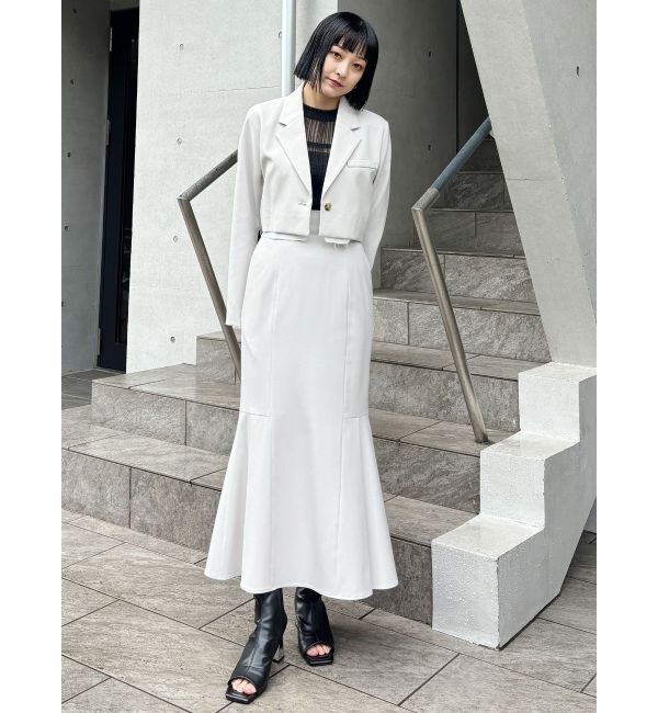 MURUA「ヘムアタッチメントショートジャケット【セットアップ着用可】」|テーラードジャケット|