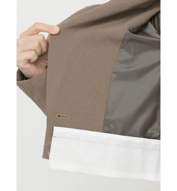 MURUA「ヘムアタッチメントショートジャケット【セットアップ着用可】」|テーラードジャケット|