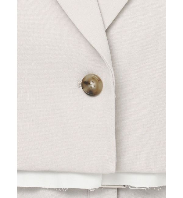 MURUA「ヘムアタッチメントショートジャケット【セットアップ着用可】」|テーラードジャケット|