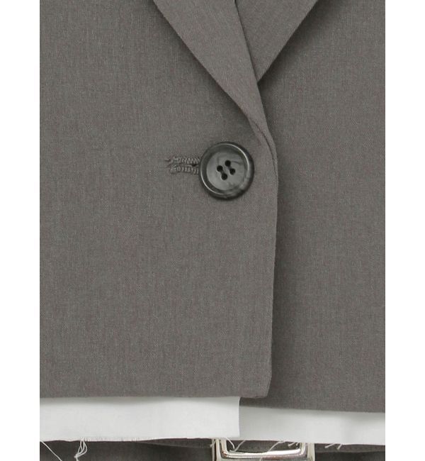 MURUA「ヘムアタッチメントショートジャケット【セットアップ着用可】」|テーラードジャケット|