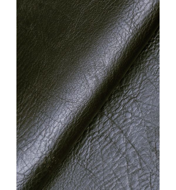 MURUA「ウォッシュフェイクレザーブルゾン」|ブルゾン・スタジャン|