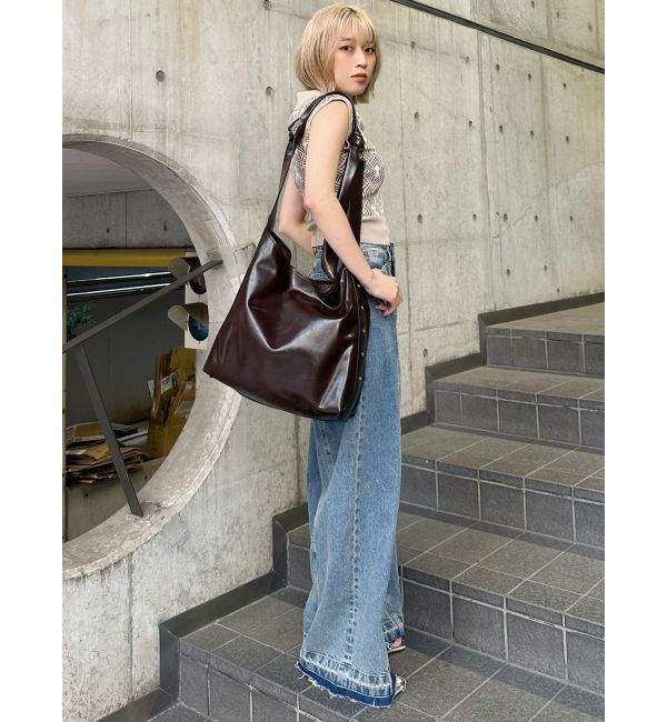 MURUA「フェイクレザーショルダーバッグ」|ショルダー・メッセンジャー|