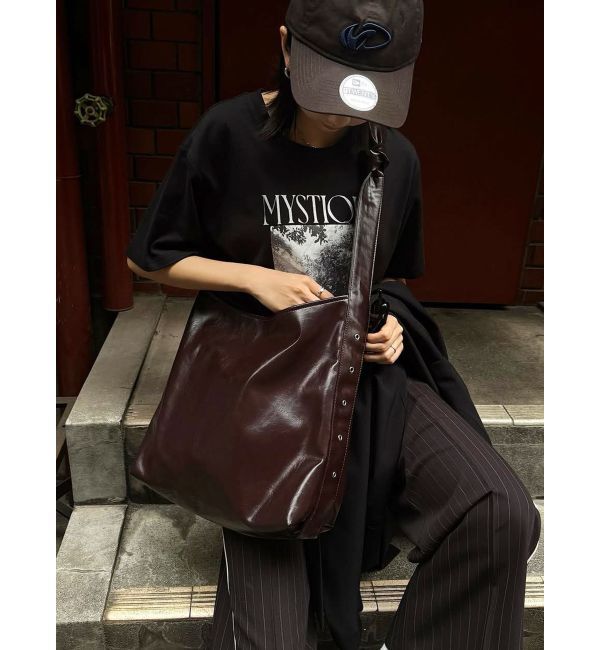 MURUA「フェイクレザーショルダーバッグ」|ショルダー・メッセンジャー|