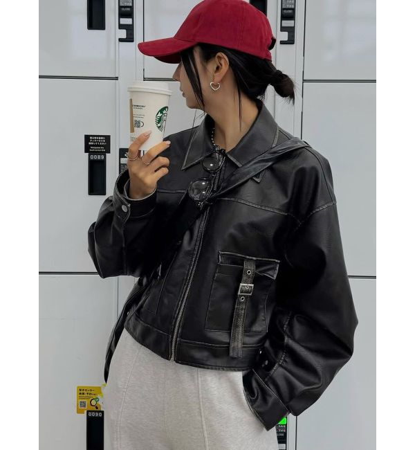 MURUA「フェイクレザーショルダーバッグ」|ショルダー・メッセンジャー|