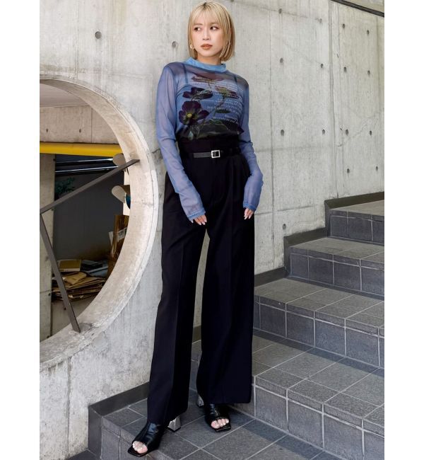 MURUA「フォトプリントシアートップス」|Tシャツ・カットソー|