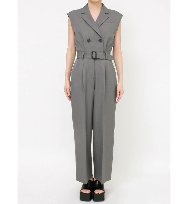 MURUA「テーラードノースリオールインワン」|オールインワン|