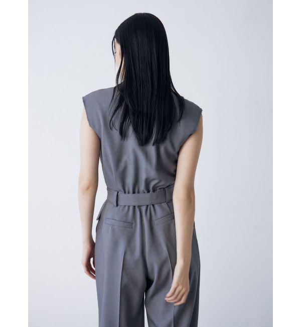 MURUA「テーラードノースリオールインワン」|オールインワン|