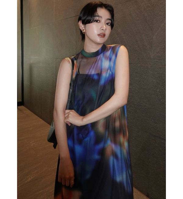 MURUA「シェイドフラワーレイヤードワンピース」|ワンピース|