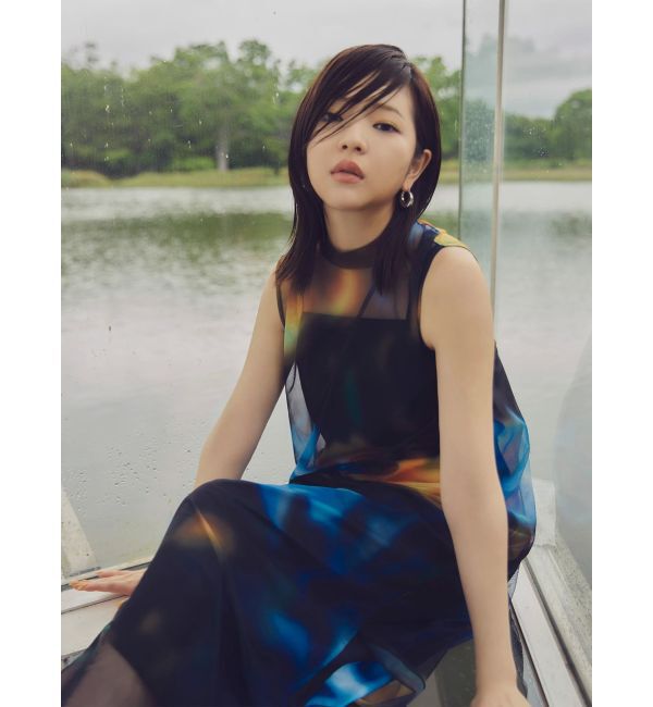 MURUA「シェイドフラワーレイヤードワンピース」|ワンピース|