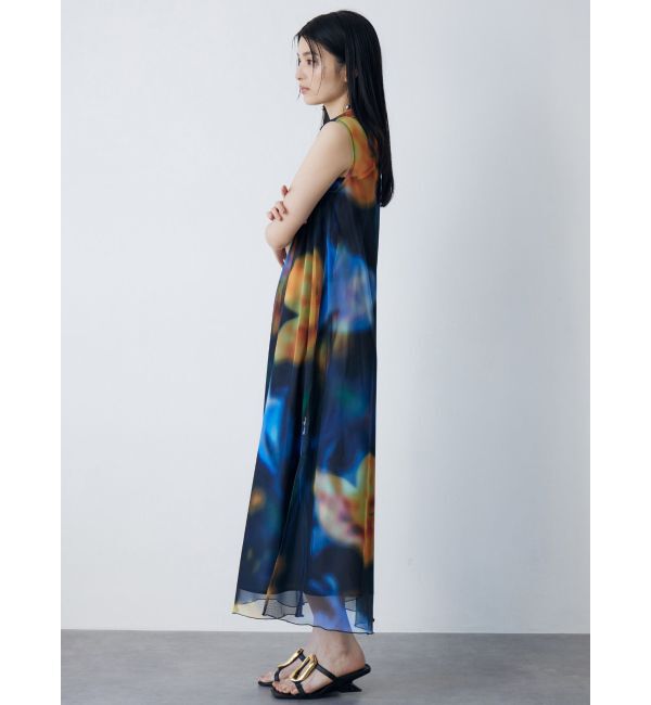 MURUA「シェイドフラワーレイヤードワンピース」|ワンピース|