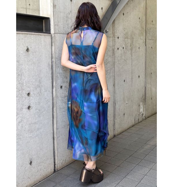 MURUA「シェイドフラワーレイヤードワンピース」|ワンピース|