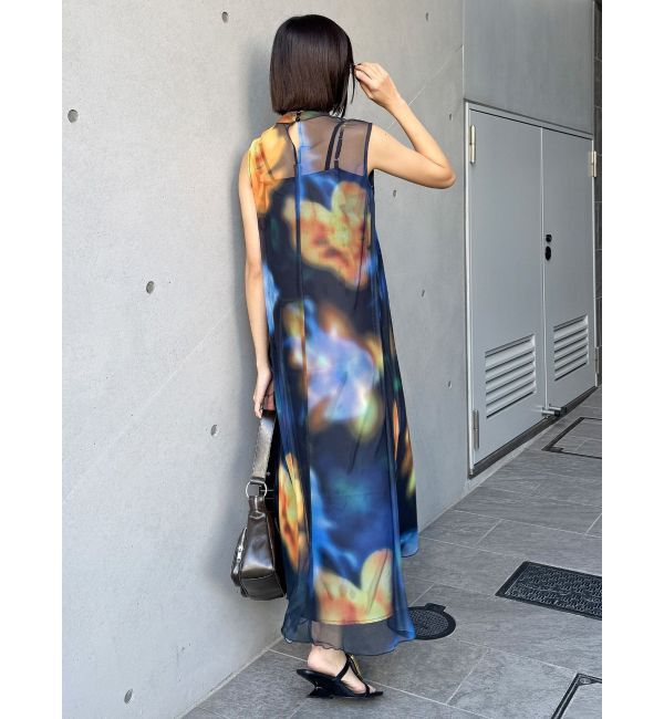 MURUA「シェイドフラワーレイヤードワンピース」|ワンピース|